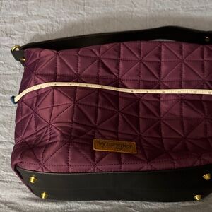 Wrangler Deep Purple Quilted Shoulder Bag